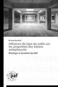 Influence de type du sable sur les proprietes des betons autoplacants