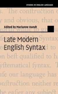 Late Modern English Syntax