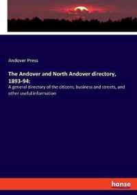 The Andover and North Andover directory, 1893-94