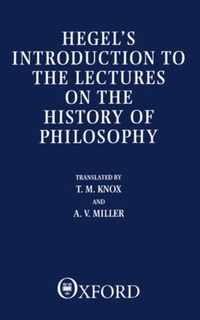 Introduction To The Lectures On The History Of Philosophy