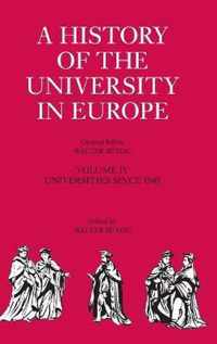 History Of The University In Europe: Volume 4, Universities