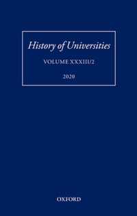 History of Universities Volume XXXIII/2