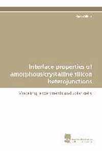 Interface properties of amorphous/crystalline silicon heterojunctions