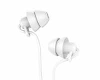 Hoco In-Ear Siliconen Oordopjes Slapen Met Muziek 3.5mm - Wit