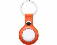 Hoco Protective Leather Keychain for Airtag - Oranje