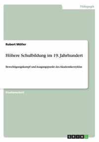 Hoehere Schulbildung im 19. Jahrhundert