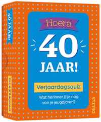 Verjaardagsquiz Hoera 40 jaar!