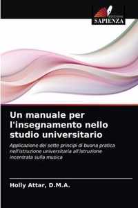 Un manuale per l'insegnamento nello studio universitario