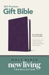 NLT Premium Gift Bible, Purple