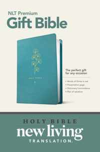 Premium Gift Bible NLT (Red Letter, Leatherlike, Teal)