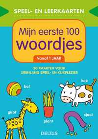 Speel- en leerkaarten 0 -   Speel- en leerkaarten - Mijn eerste 100 woordjes vanaf 1 jaar