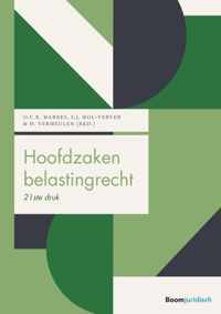 Boom fiscale studieboeken  -   Hoofdzaken belastingrecht