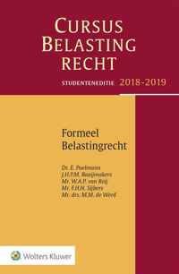 Cursus Belastingrecht Belastingrecht 2018-2019 Formueel belastingrecht 2018-2019