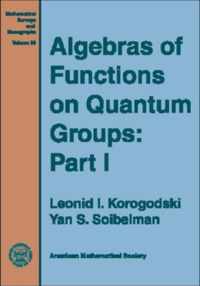 Algebras of Functions on Quantum Groups, Part 1