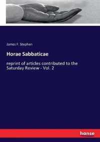 Horae Sabbaticae