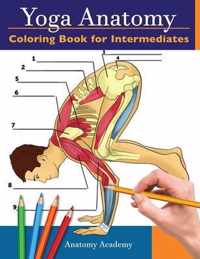 Yoga Anatomy Coloring Book for Intermediates