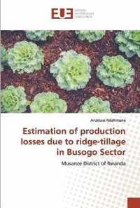 Estimation of production losses due to ridge-tillage in Busogo Sector