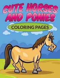 Cute Horses & Ponies Coloring Pages