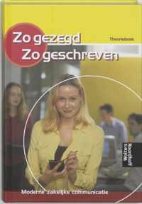 Zo Gezegd, Zo Geschreven / Theorieboek + Cd-Rom