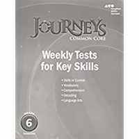 Houghton Mifflin Harcourt Journeys: Common Core Weekly Assessments Grade 6