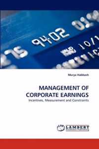 Management of Corporate Earnings