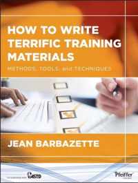 How To Write Terrific Training Materials