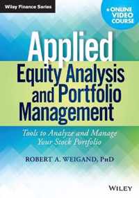 Applied Equity Analysis And Portfolio Management + Online Vi