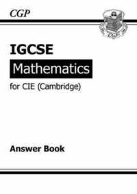 IGCSE Maths CIE (Cambridge) Answers (for Workbook)