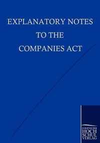 Explanatory Notes to the Companies Act