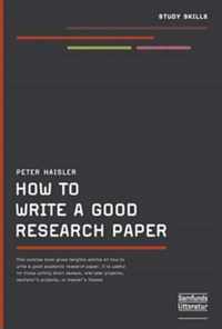 How To Write A Good Research Paper