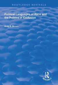 Political Languages of Race and the Politics of Exclusion