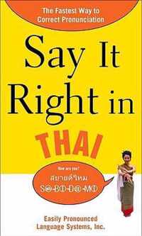 Say It Right In Thai