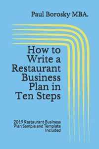 How to Write a Restaurant Business Plan in Ten Steps