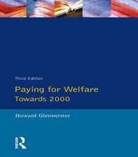 Paying For Welfare