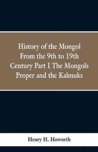 History of the Mongols from the 9th to the 19th Century