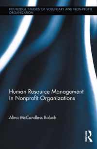 Human Resource Management in Nonprofit Organizations