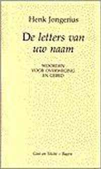 Letters van uw naam