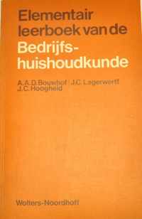 Elementair leerboek van de Bedrijfs-huishoudkunde - Wolters Noordhoff