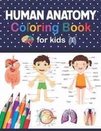 Human Anatomy Coloring Book For Kids