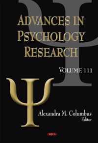 Advances in Psychology Research