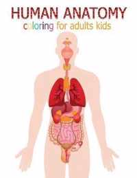 HUMAN ANATOMY coloring for adults kids