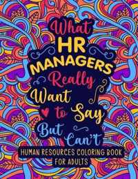 Human Resources Coloring Book for Adults