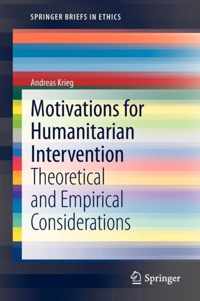 Motivations for Humanitarian intervention