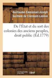 de l'Etat Et Du Sort Des Colonies Des Anciens Peuples, Droit Public