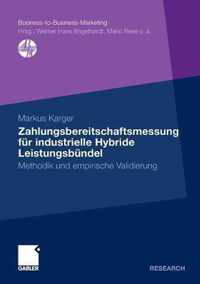 Zahlungsbereitschaftsmessung Fur Industrielle Hybride Leistungsbundel