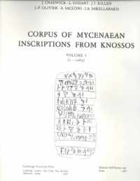 Corpus of Mycenaean Inscriptions from Knossos