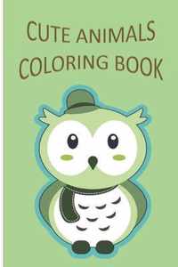 Cute Animals Coloring Book