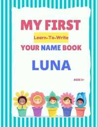 My First Learn-To-Write Your Name Book