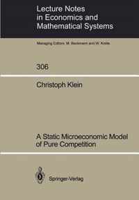 A Static Microeconomic Model of Pure Competition