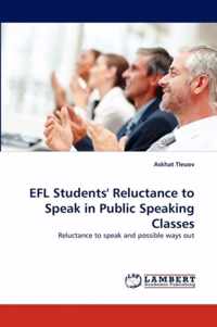 EFL Students' Reluctance to Speak in Public Speaking Classes